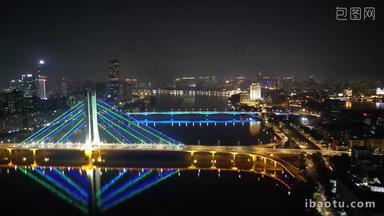 航拍惠州合生大桥夜景